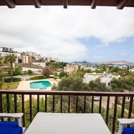 Gorgeous Villa With Balcony, Sea And Nature View, Shared Pool And Backyard In Bodrum *
